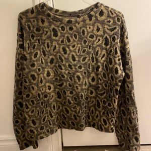 Leopard cozy sweater